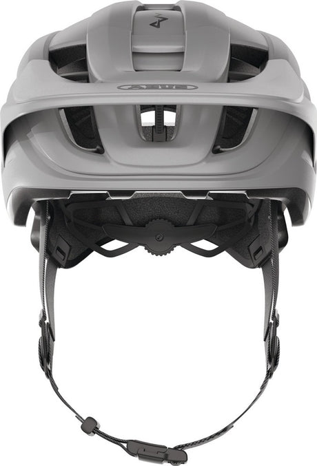Abus fietshelm cliffhanger ti silver l - 57-61 cm - zilver - geschikt voor gebruik op mountainbikes - 365 g