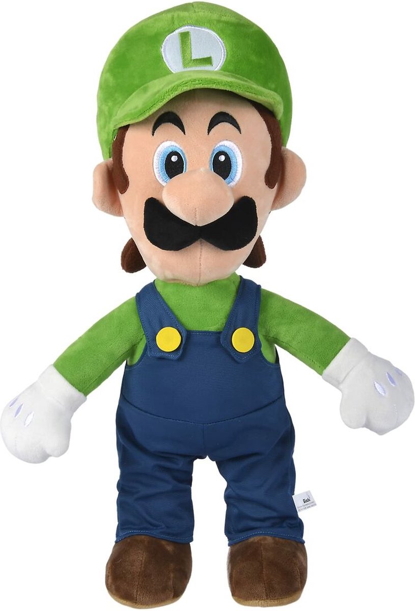 Nicotoy mario luigi blauw groen 50 cm