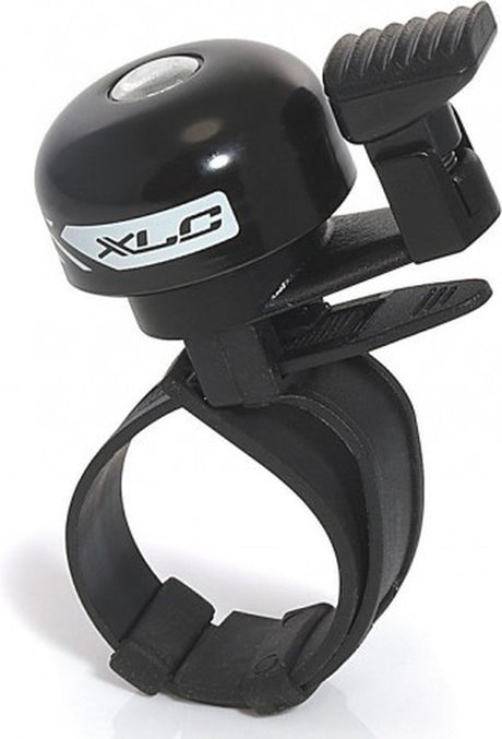 Xlc oversize dd-m05 mini fietsbel - zwart - 31.8mm