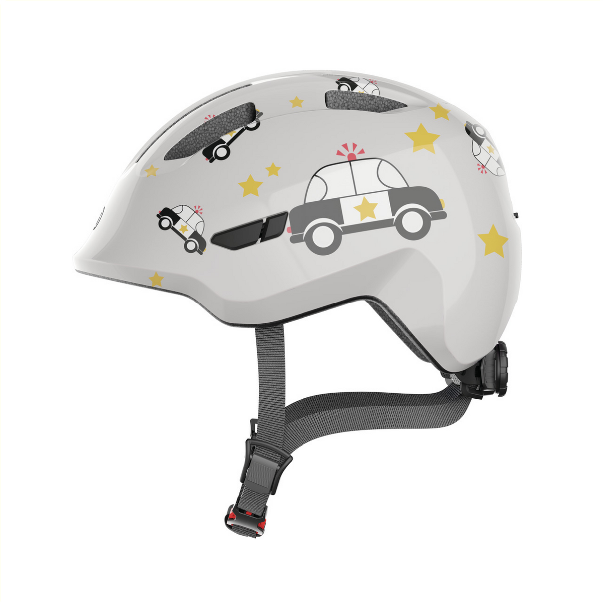 Abus Helmet Child Smiley 3.0 Gray Cars (45-50 cm)