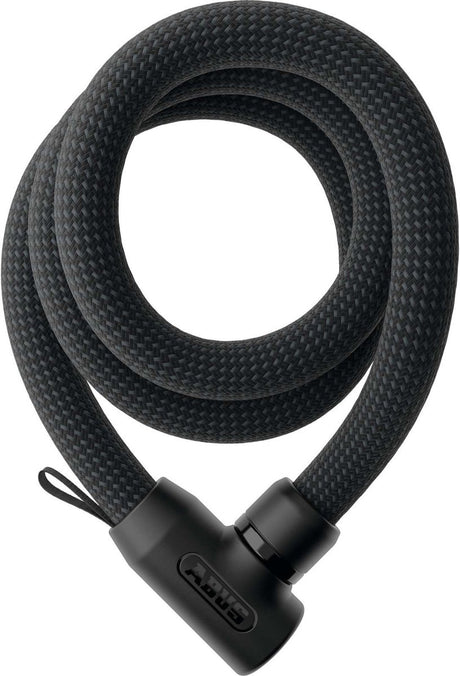 Abus fietsslot textiel-kettingslot - yarnit™ 4004k - security level 7 - zwart - 140 cm - geschikt voor elektrische fietsen en stadsfietsen - lichtgewicht - slechts 1,1 kg