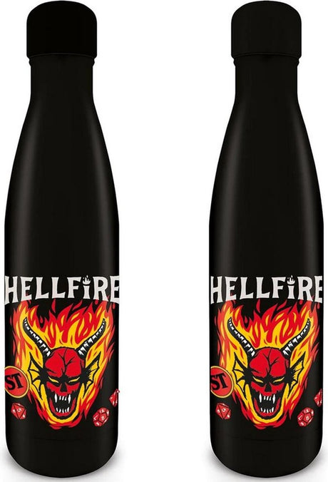 Pyramid international pyramid int. stranger things metalen waterfles-hellfire club (diversen) nieuw