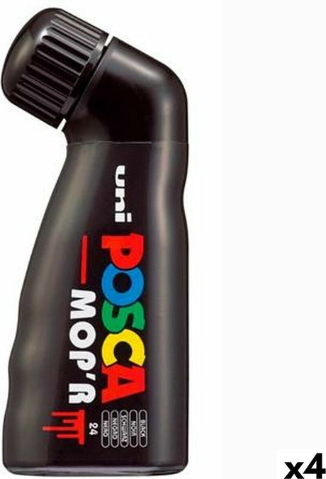 Merkloos sans marque markeerstift posca mop'r pc-22 zwart (4 stuks)