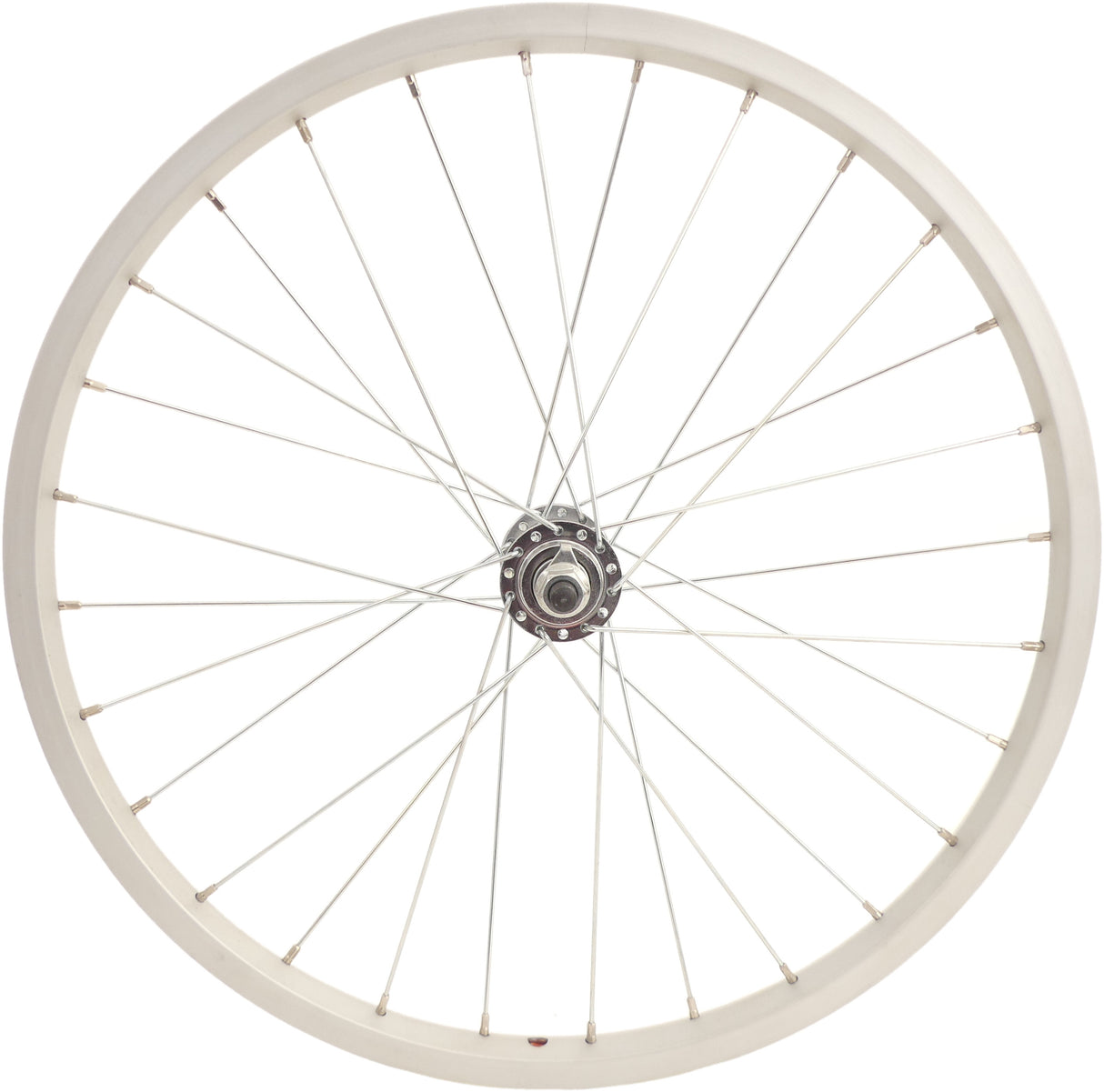 front wheel 20*175 aluminum fixed axle silver