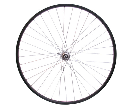 achterwiel 28 x 1 4 aluminium freewheel qr zwart