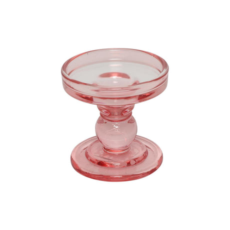 Countryfield cleo kandelaar donker roze 8,5x8,5x8,5cm