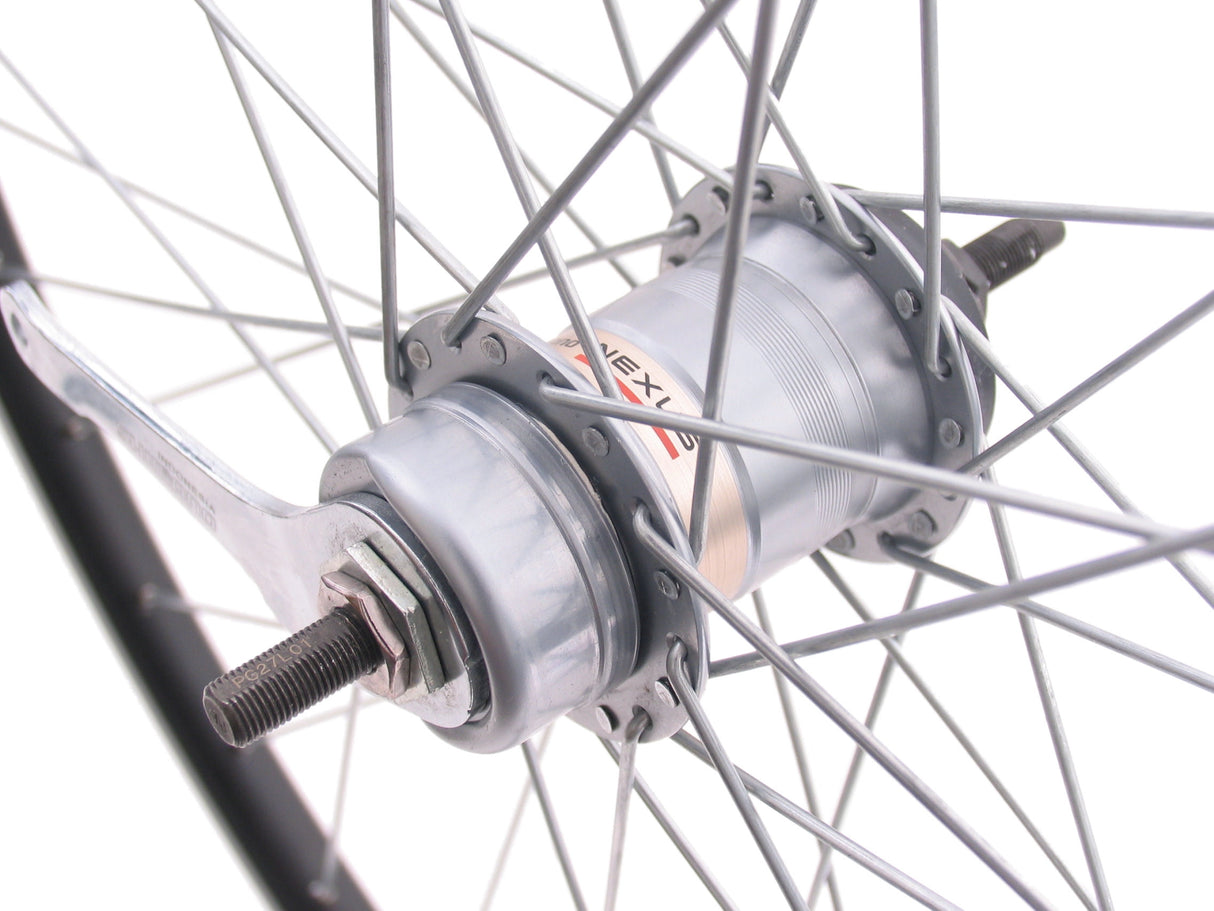 Rueda trasera Shimano 28 622x19c Andra 30 RIM con NEXUS 3 FRENO CUBLO NEGRO