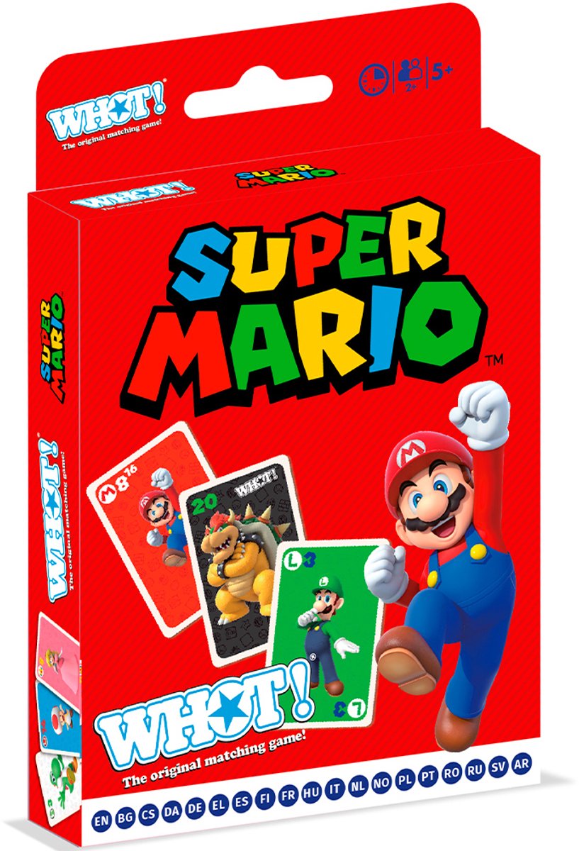Super mario winning moves - kaartspel - whot meertalig