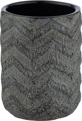 Wenko badkamerbeker mantua 10 x 7,5 cm keramiek zwart