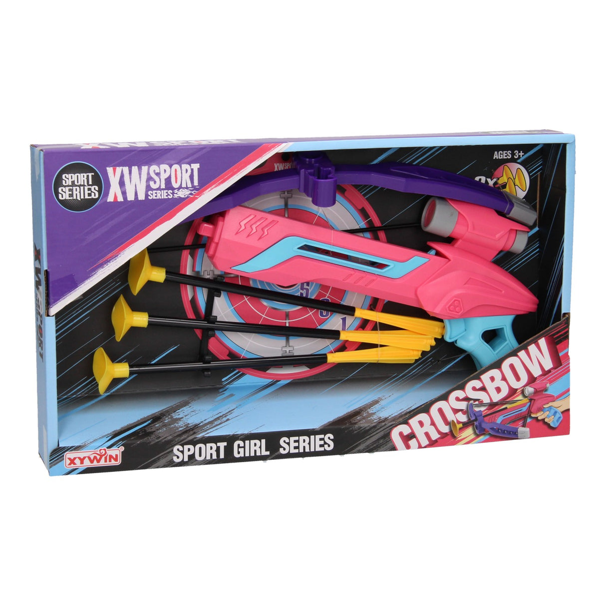 Crossbow pink with arrows