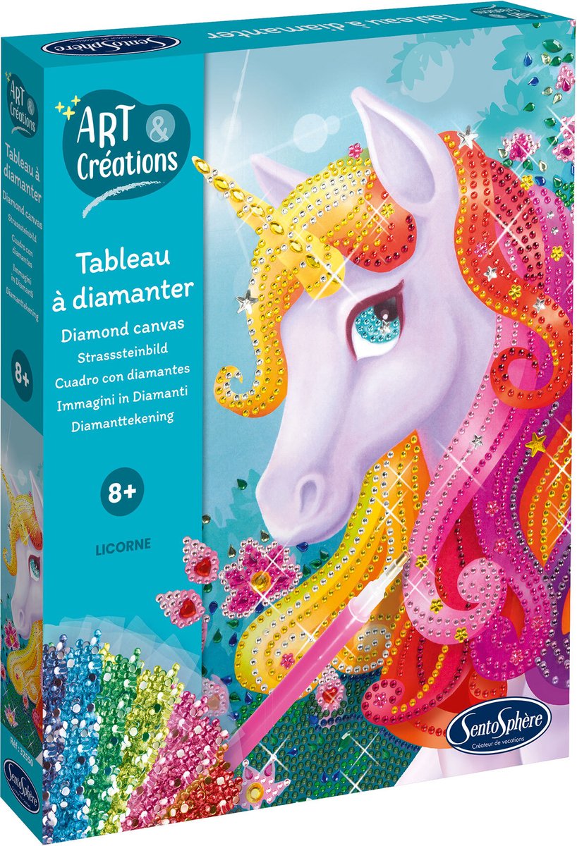 Art creations diamantcanvas - eenhoorn