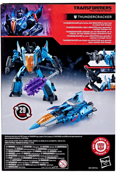 Hasbro transformers: war for cybertron studio series voyager class action figure thundercracker 16 cm action figuur