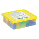 Albatros hengelsport transparante gekleurde telblokjes - 90st.