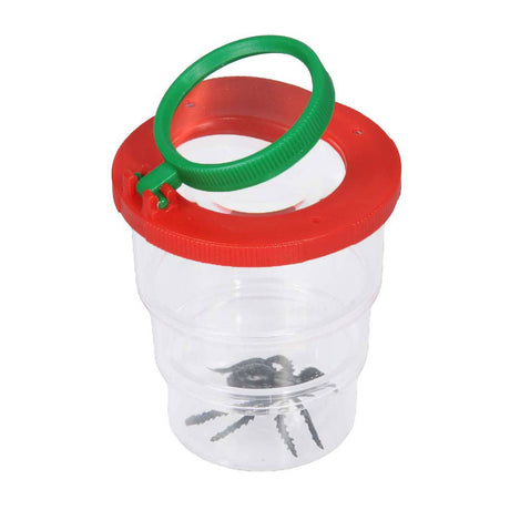 Insectenpotje met vergrootglas