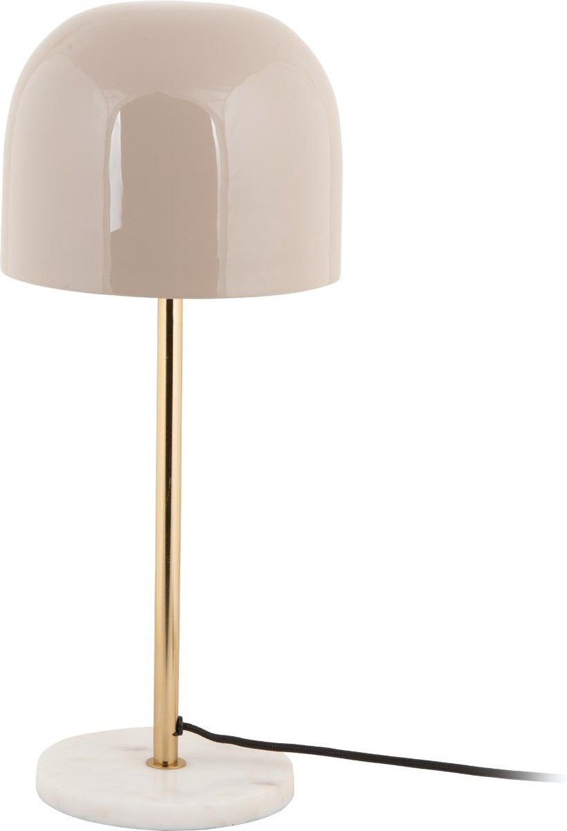 Leitmotiv tafellamp manta - grijs - ø20cm - scandinavisch
