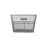 Basil Cento Flower S - fietsmand - achterop - olive green