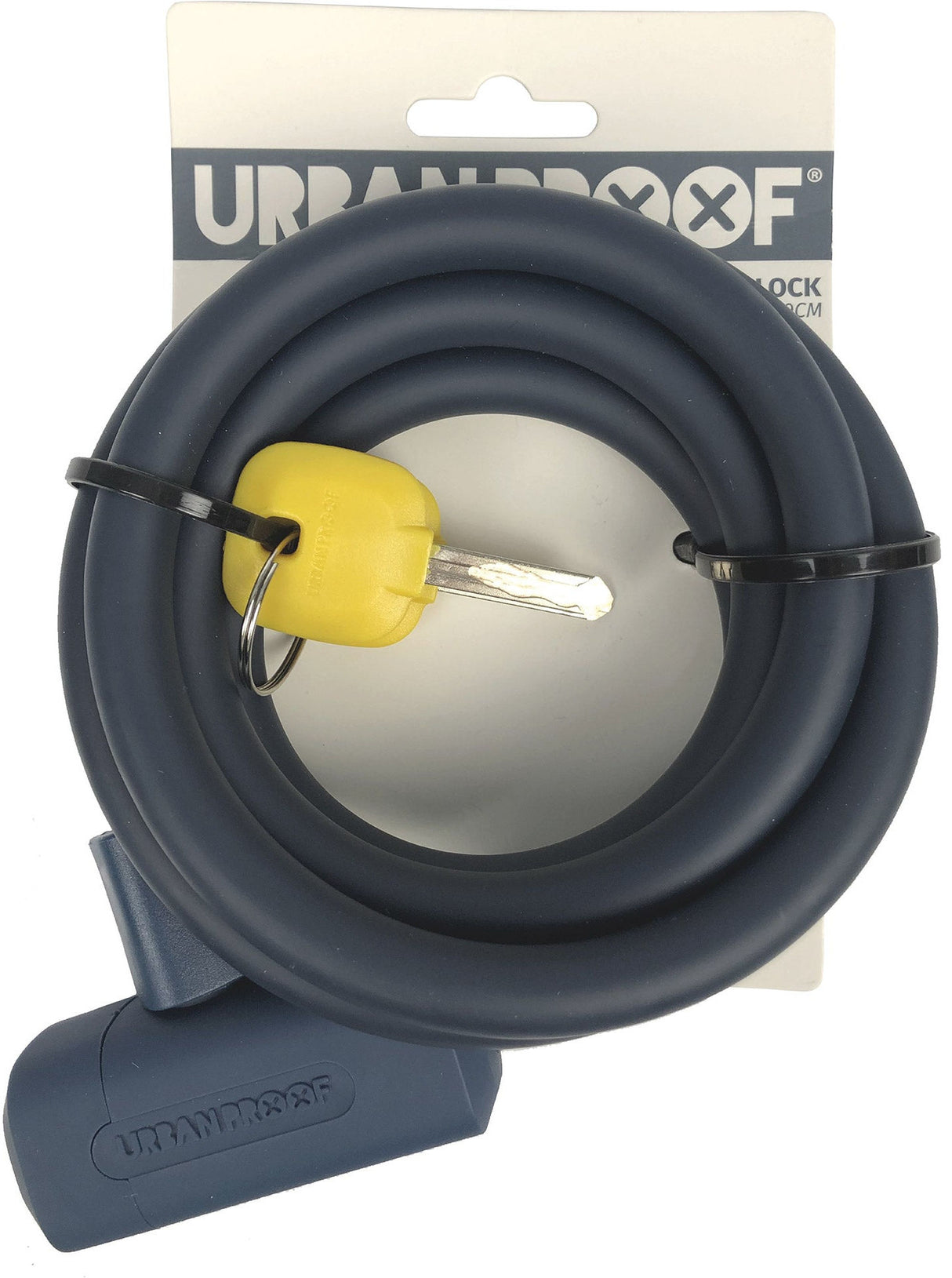 Urbanproof Spiral lock 12mm*150cm matte blue