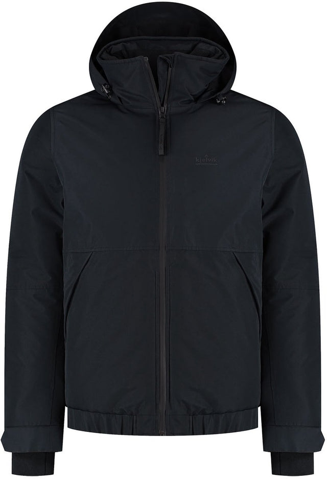 Kjelvik olle heren outdoorjas - zwart