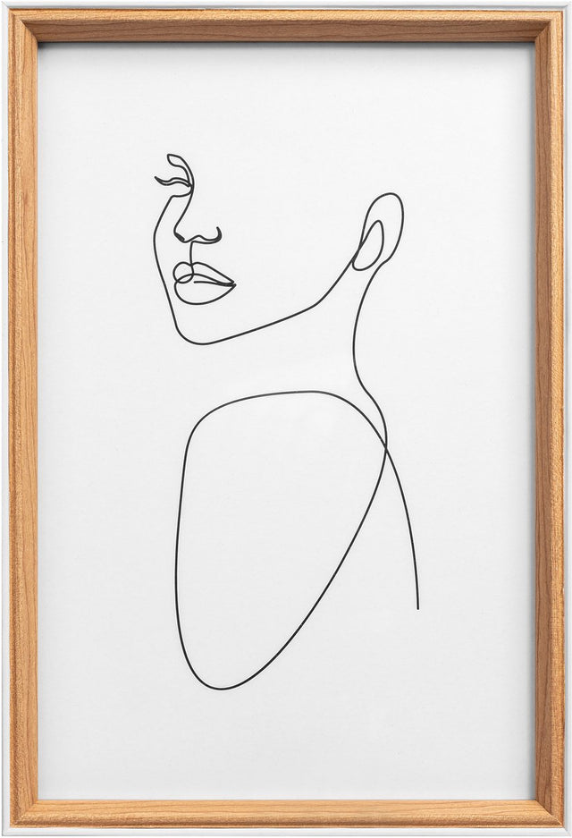 Walther silhouette - houten lijst - fotoformaat 20x30 cm - beuken