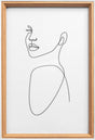 Walther silhouette - houten lijst - fotoformaat 20x30 cm - beuken