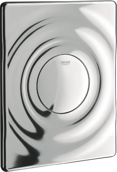 Grohe surf wc bedieningsplaat enkele spoeling verticaal horizontaal chroom