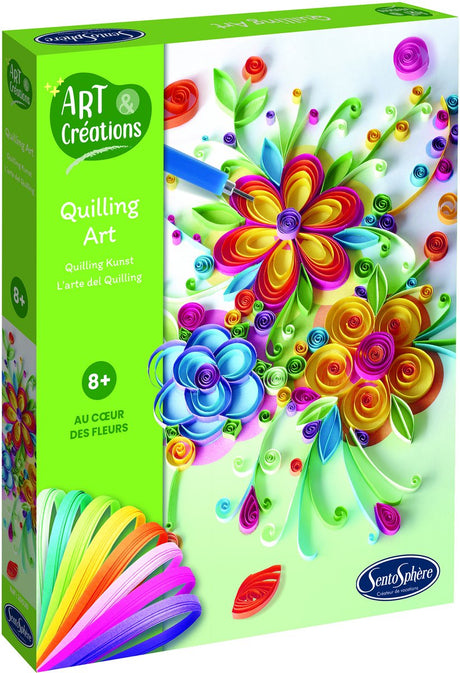 Sentosphère knutselset quilling bloemen creatief speelgoed.