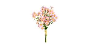 Margrietjes bundel h27cm roze