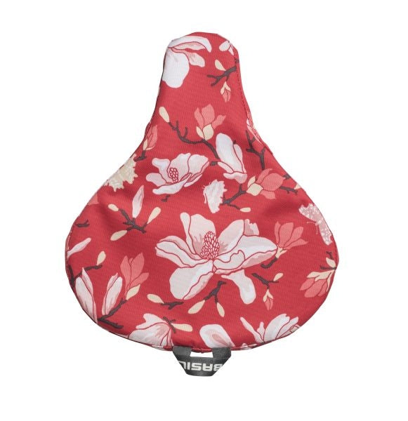 Basil Magnolia Saddle cover Poppy Red