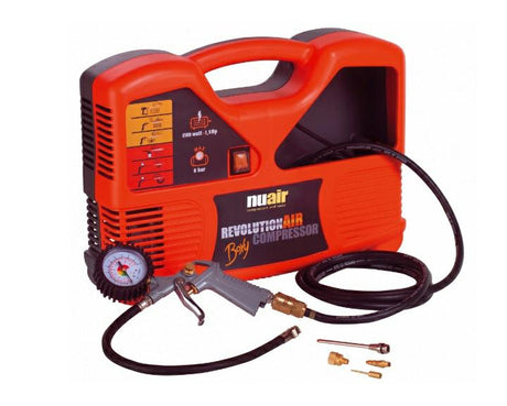 Nu-air box compressor 1,5km 8bar vrij van olie