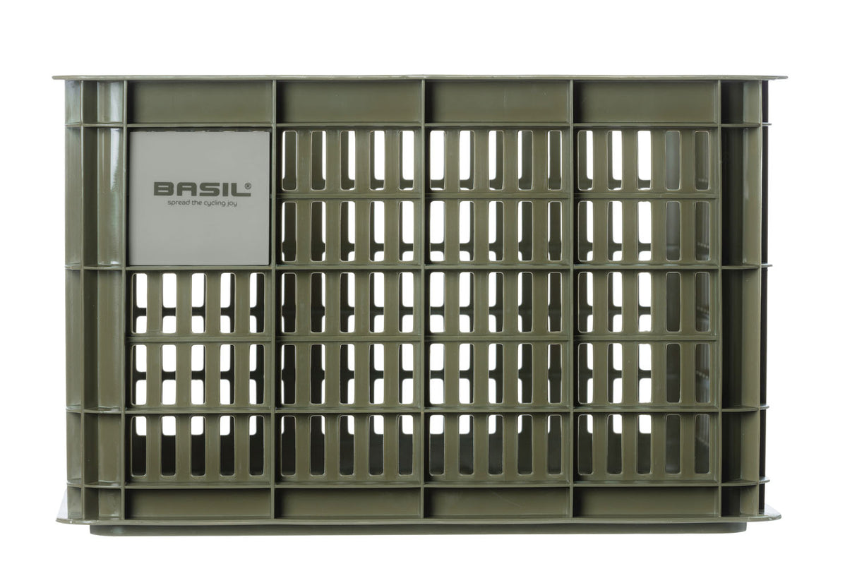 Basil Bicycle Crate M Medium 29.5 litros de verde