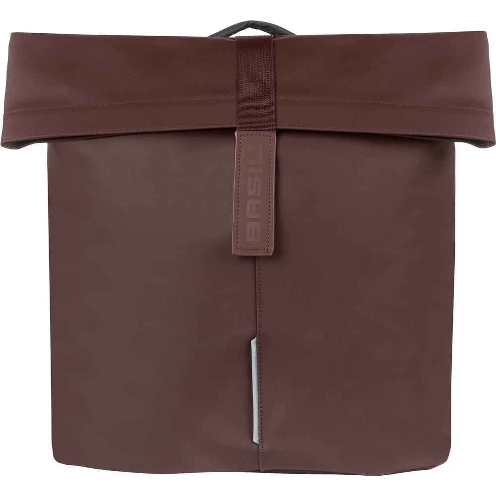 Basil Tas City Double Mik Vegan Leather | Stekt brun