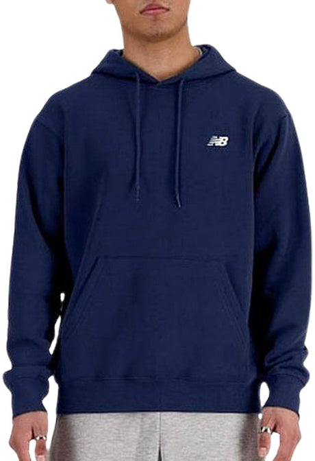 New balance sport essentials fleece hoodie heren trui - navy