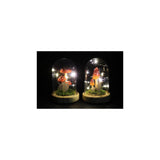 Countryfield stolp paddenstoel led ditta naturel hout ã˜9,5xh13,5cm