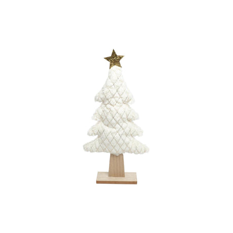 Countryfield ornament kerstboom fargo l wit 24x5x45cm pluche