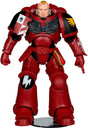 Mcfarlane toys warhammer 40.000 - speelfigur - assault intercessor sergeant (blood angel) 18 cm