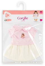 Corolle t-shirt met jurkje kleine ontdekker - 36cm