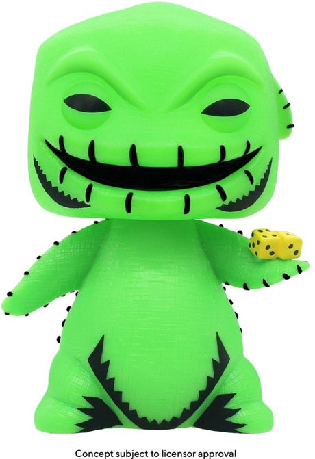 Disney funko the nightmare before christmas - pop! oogie 9 cm verzamelfiguur - groen