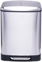 Dirt devil pedaalemmer 12 liter - prullenbak badkamer - rvs - zilver