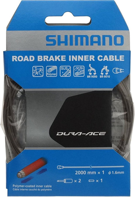 Shimano dura-ace bc-9000 remkabel polymeer coating goud