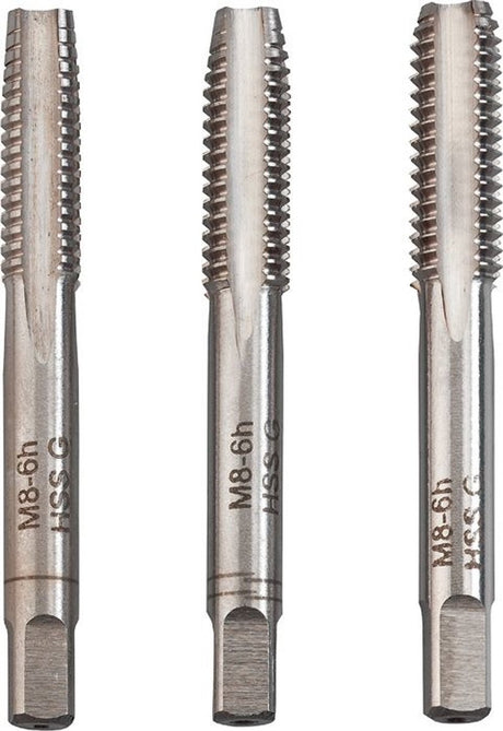 Kwb - handtappenset - schroefdraadtappen - m12 - 3-delig