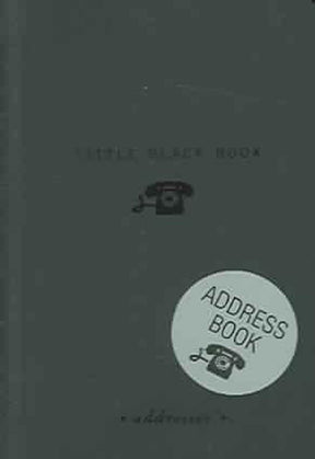 Peter pauper addressbook little black book