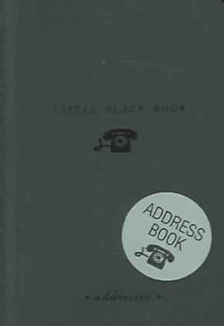 Peter pauper addressbook little black book