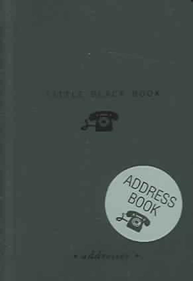 Peter pauper addressbook little black book