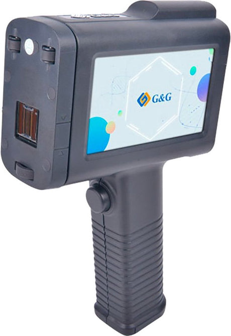 G g gg-hh1001b handheld labelprinter - inkjet - geschikt voor hout en metaal - 600x600 dpi