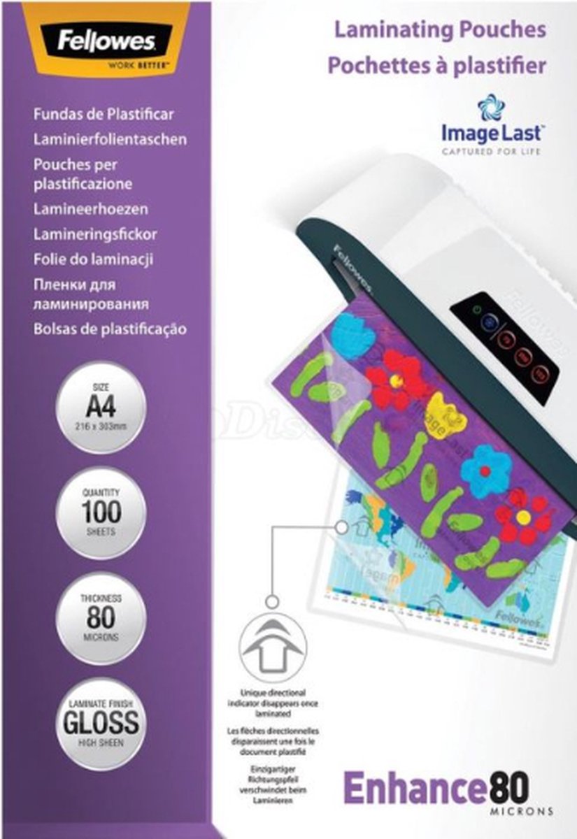 Fellowes - imagelast - 10 stuks lamineerhoezen