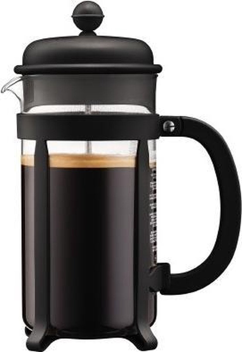 Bodum | java french press cafetière | kunststof | 8 kops | zwart | 1l