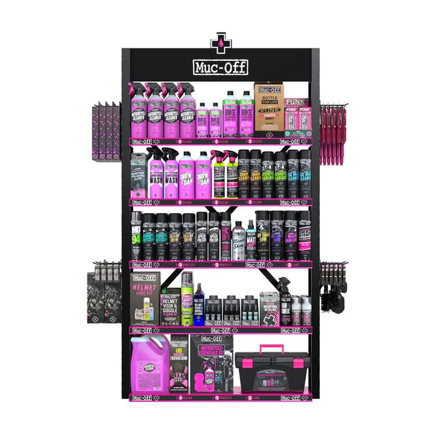 Muc-off herinlading onderhoud double display planogram