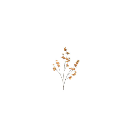 Countryfield kunstbloem zinnia licht bruin h108cm