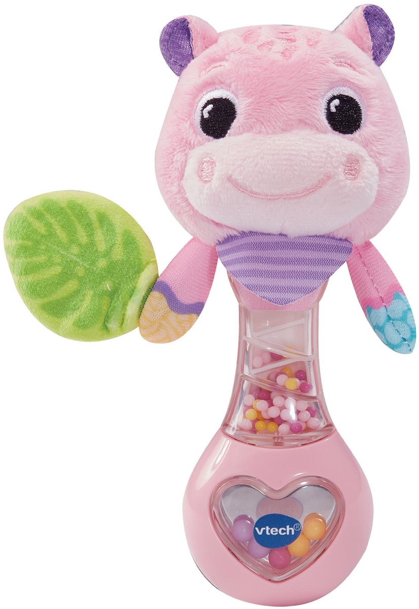 Vtech electronics vtech - dierenvriendjes rammelaar - nijlpaard roze