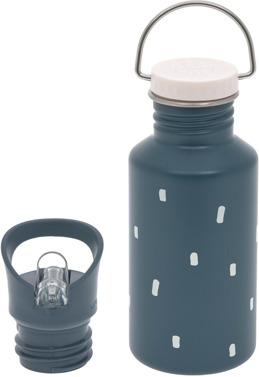 Lässig - drinkfles - happy prints - midnight blue